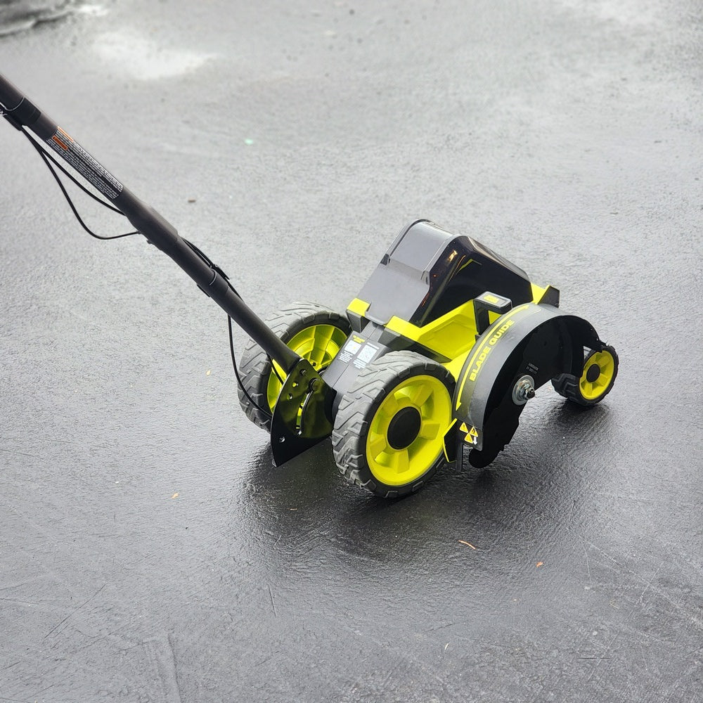 40V HP Brushless 9 in. Cordless Edger with 4.0 Ah Battery and Charger (RY40760VNM) 40V HP Brushless 9 in. Cordless Edger with 4.0 Ah Battery and Charger (RY40760VNM)